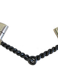 AJ Tack Dee Ring Twisted Snaffle Bit