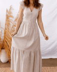 Kira Front Slit Maxi Dress