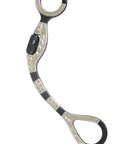 AJ Tack Medium Port Bit with Engraved Cheeks