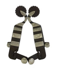 AJ Tack Men's Swan Shank Antique Brown Spurs