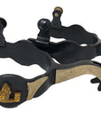 AJ Tack Men's Barrel Racer Spurs