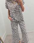 Leopard Tee and Pants Set