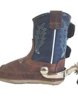 AJ Tack Baby Nickel Plated Spurs