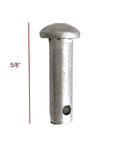 AJ Tack Stainless Steel Spur Rowel Pins - 10 Pairs