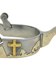 AJ Tack Men's Sweet Iron Praying Cowboy Spurs