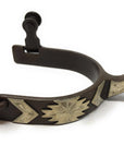 AJ Tack Ladies Antique Brown Southwest Spurs