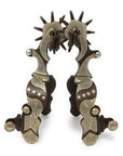 AJ Tack Men's Antique Brown Stars Western Spurs