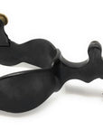 AJ Tack Men's Black Engraved Texas State Seal Spurs
