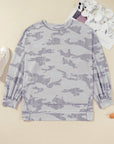 Sophia Multicolour Print Plus Sweatshirt
