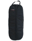 25" Tough-1 Nylon Poly Bridle Horse Halter Bag Full Zipper Black