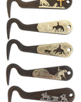 AJ Tack Antique Brown Steel Hoof Pick