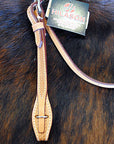 Hilason Western Leather Horse Browband Headstall Russet