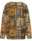 Baha Ranch Dia de las Muertes Drop Shoulder Cardigan