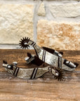 AJ Tack Ladies Antique Brown Western Spurs