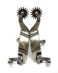 AJ Tack Ladies Antique Brown Western Spurs
