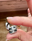 Ring - Size 5 1/2 -Red Spiny & Sterling Silver