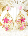 Marley Plaited Plated Waterdrop Earrings