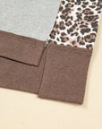 Camila Block Patchwork Dolman PLUS Sweatshirt
