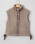 Wrenley Bows Sherpa Fleece Vest