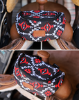 Compact Clip On Saddle Bag With Zipper Closure