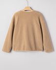 Renaona Print accent Plush Jacket