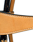 HILASON Western Horse Headstall Breast Collar Set Tack Genuine American Leather Plain Tan