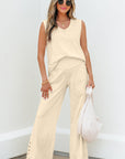 Kassidy Solid Color Tank Top Set