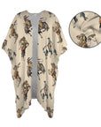 Baha Ranch Vintage Cowgirl Duster Kimono Coverup