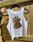 Tiger Cowboy Cropped Tank