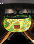 Holographic Saddle Sack Riding Pouch With Clip
