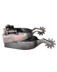 AJ Tack Men's Brushed Stainless Steel Spur