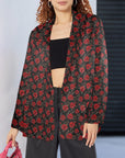 Baha Ranch Colores De Mexico Red Rose Blazer