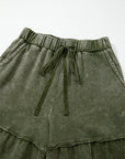 Paisley Leg Patchwork Drawstring Pants