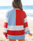 Simone Flag Vintage Oversized Pullover