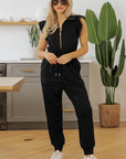 Azariah Drawstring Elastic Waistband Jumpsuit