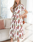 Promise Sleeve Tiered Maxi Dress