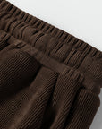 Solid Textured Knit Pullover and Shorts Set