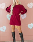 Priscilla Drop Shoulder Sweatshirt Dress