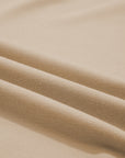 Solid Raw Edge Raglan Sleeve Side Slit Sweatshirt