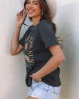 RISE WITH THE SUN Western Crewneck Tee