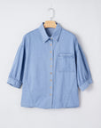 Londyn Bracelet Sleeve Chambray Shirt