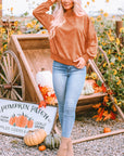 Mineral Wash Drop Shoulder Crewneck Sweatshirt