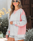 Colorblock Top and Shorts Set