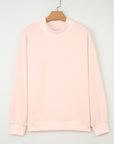 Ensley apricot Oversize Mock Sweatshirt