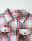 Harper Plaid Flap Up Shacket