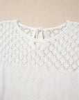 Miracle Back Short Sleeve Sweater
