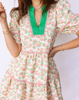 Rachel Short Puff Sleeve Dress
