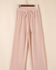 Leilany Corded Knit Short Sleeve Set