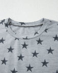 Star Ruffle Tiered Short Sleeve T-Shirt