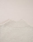 Mila Beaded High Bodycon Sweater